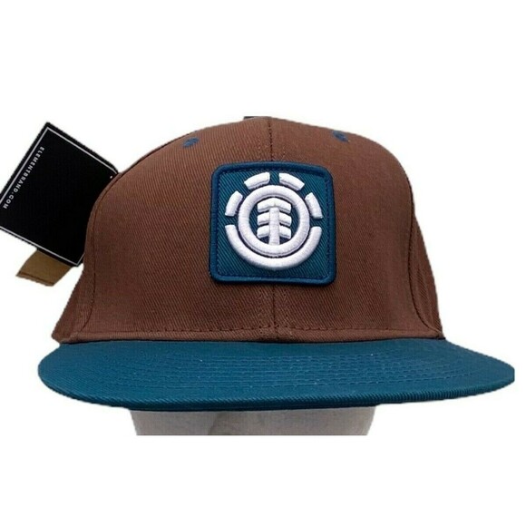 Element Skateboards Fenwick Brown Chestnut Fitted HAT CAP SIZE S/MD Retro Style - Picture 2 of 12